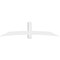Ekena Millwork Bellingham Architectural Grade PVC Gable Bracket, 96"W x 24"H x 4"D x 6"F, 6/12 Pitch GBP096X24X0406BEL00 - alternate 2